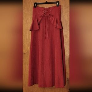 SHEIN long shirt, size medium, color red